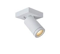 LUCIDE TAYLOR - Foco de techo Baño - LED Dim to warm - GU10-1x5W 2200K/3000K - IP44 - Blanco