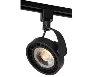 LUCIDE TRACK DORIAN Foco de riel - Sistema de carril monofásico/Iluminación con rieles - 1xES111 - Negro (Extensión)