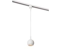 LUCIDE TRACK FAVORI Lámpara colgante - Sistema de carril monofásico/Iluminación con rieles - 1xGU10 - Blanco (Extensión)