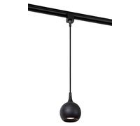 LUCIDE TRACK FAVORI Lámpara colgante - Sistema de carril monofásico/Iluminación con rieles - 1xGU10 - Negro (Extensión)