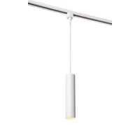 LUCIDE TRACK FLORIS Lámpara colgante - Sistema de carril monofásico/Iluminación con rieles - 1xGU10 - Blanco (Extensión)