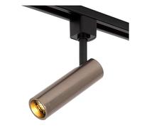 LUCIDE TRACK GRADO Foco de riel - Sistema de carril monofásico/Iluminación con rieles - 1xGU10(MR11) - Hierro gris (Extensión)