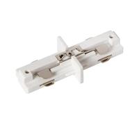 Lucide TRACK I Conector - Sistema de carril eléctrico de 1 fase, color blanco (extensión)