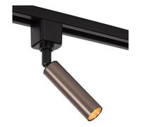 LUCIDE TRACK KEONI Foco de riel - Sistema de carril monofásico/Iluminación con rieles - 1xG9 - Café(Extensión)