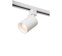 LUCIDE TRACK NIGEL Foco de riel - Sistema de carril monofásico/Iluminación con rieles - 1xGU10 - Blanco (Extensión)