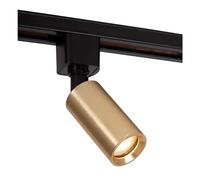 LUCIDE TRACK RITMO Foco de riel - Sistema de carril monofásico/Iluminación con rieles - 1xGU10/MR11 - Oro mate/Latón (Extensión)