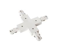 Lucide TRACK X-Connector - Sistema de carril eléctrico de 1 fase, color blanco (extensión)