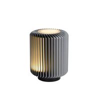 LUCIDE TURBIN - Lámpara de mesa - Ø 10,6 cm - LED - 1x5W 3000K - Gris