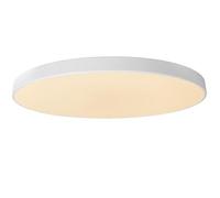 LUCIDE UNAR - Lámpara de techo - Ø 80 cm - LED 3 StepDim - 1x80W 2700K - Blanco