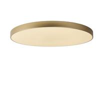 LUCIDE UNAR - Lámpara de techo - Ø 80 cm - LED 3 StepDim - 1x80W 2700K - Oro mate/Latón