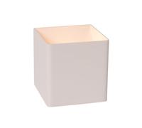 LUCIDE Vertigo - Lámpara de pared LED IP54 blanca para exteriores, regulable, moderna, decorativa, para patio, jardín, porche, 6 W