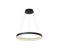 LUCIDE VIDAL - Lámpara colgante - Ø 58 cm - LED Regul. - 1x48W 2700K - Negro