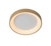 LUCIDE VIDAL - Lámpara de techo - Ø 28 cm - LED Regul. - 1x20W 2700K - Oro mate/Latón