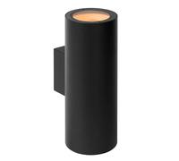 LUCIDE VOLANTIS - Foco de pared/Lámpara de pared Dentro/Fuera - 2xE27 - IP54 - Negro