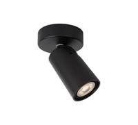 LUCIDE XYRUS - Foco de techo - Ø 9 cm - LED Dim to warm - GU10-1x5W 2200K/3000K - Negro
