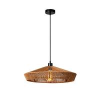 LUCIDE YUNKAI - Lámpara colgante - Ø 50 cm - 1xE27 - Natural
