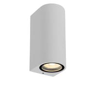 LUCIDE ZARO - Foco de pared/Lámpara de pared Dentro/Fuera - 2xGU10 - IP44 - Blanco