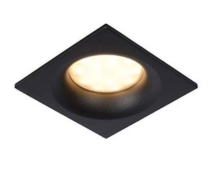 LUCIDE ZIVA - Foco empotrable en el suelo Baño - 1xGU10 - IP44 - Negro