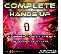 Lucidsamples Drum Kit Pack- Complete Hands Up Vol. 1, 442 WAV & AIFF Samples para Producción Musical