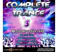 Lucidsamples Drum Kit Pack- Complete Trance Vol. 3, 318 WAV & AIFF Samples para Producción Musical
