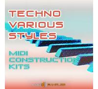 Lucidsamples Percussion Pack- Techno Various Styles Midi Construction Kits, MIDI Samples para Producción Musical