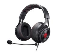 LucidSound LS25BK - Auriculares de diadema con cable, micrófono y sonido envolve
