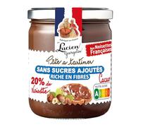 Lucien Georgelin Pate para untar 20% Avellana chocolate SIN AZÚCARES AÑADIDO el frasco de 400g NUTRISCORE A