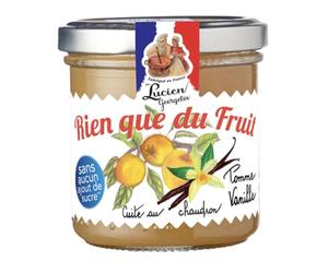 Lucien Georgelin Puré de fruta Manzana Vainilla "Nada más que fruta" el frasco de 150g
