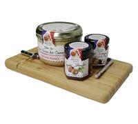 Lucien Georgelin - Set de regalo Tabla de foie gras 274g (1 bloque de foie gras, origen francés 180g + 2 confits 47g)