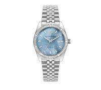 LUCIEN ROCHAT Reloj Mujer, Tiempo y Fecha, Analógico, 35 mm, Colección Bienne, Esfera Azul Claro - R0453124511