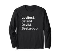 Lucifer y Satanás y Diablo y Belcebú Manga Larga