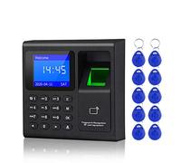 LUCINE 1.8 pulgadas Sistema de Asistencia Biométrica de Huellas Digitales Reloj Registrador Dispositivo de Grabación Máquina Electrónica F30