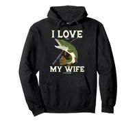 Lucio de Pesca I Love It Pike When My Wife Let Me Go Fishing Sudadera con Capucha