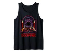 Lucipurr Cat Conjuring Sarcastic Retro Funny Adult Humor Camiseta sin Mangas