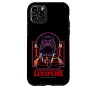 Lucipurr Cat Conjuring Sarcastic Retro Funny Adult Humor Carcasa para iPhone 11 Pro
