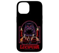 Lucipurr Cat Conjuring Sarcastic Retro Funny Adult Humor Carcasa para iPhone 14