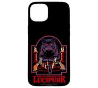 Lucipurr Cat Conjuring Sarcastic Retro Funny Adult Humor Carcasa para iPhone 15 Plus