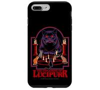 Lucipurr Cat Conjuring Sarcastic Retro Funny Adult Humor Carcasa para iPhone 7 Plus/8 Plus