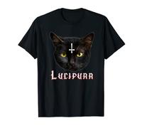 Lucipurr Satanic Cat Baphomet Anticristo 666 Camiseta