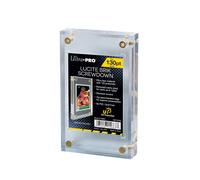 Lucite card display - 130pt lucite brick