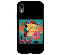 Luck Favors The Angler with The Last Donut Carcasa para iPhone XR