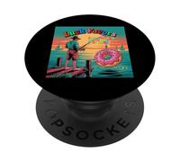 Luck Favors The Angler with The Last Donut PopSockets PopGrip Adhesivo