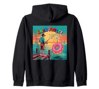 Luck Favors The Angler with The Last Donut Sudadera con Capucha