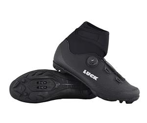 LUCK Fenix | Zapatillas MTB de Invierno para Hombre y Mujer | Botas Invierno de Ciclismo BTT (Negro, Numeric_41)