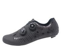 LUCK Genius Limited Edition Zapatillas de Ciclismo para Bicicleta de Carretera, con Suela de Carbono HD-50 y Doble Sistema rotativo de precisión. (Negro, Numeric_40)
