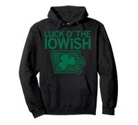 Luck O' The Iowish Irish St. Patrick's Day Sudadera con Capucha
