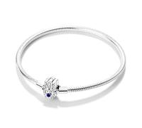 Luck Trader Pulsera religiosa de plata de ley con la mano de Dios de Fátima de Hamsa
