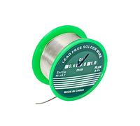 luckaide Soldadura de 0,8 mm de estaño con fundente, sin plomo con núcleo de resina Sn99 Ag0,3 Cu0, alambre de soldadura de 20 g para la reparación y el bricolaje de componentes electrónicos de