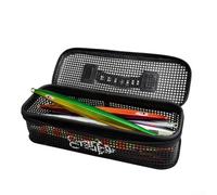 LUCKCDUO Bolsa de malla de pesca con gran capacidad y agujeros de drenaje inferiores, diseño ventilado para evitar el óxido en placas de hierro, adecuada para cebo de madera, como lo muestra la imagen