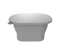 LUCKCDUO Juego de bandejas grandes de silicona para cubitos de hielo, tapas flexibles antiderrames para almacenamiento en congelador, para barbacoas, fiestas, bares, moldes cuadrados aptos para
